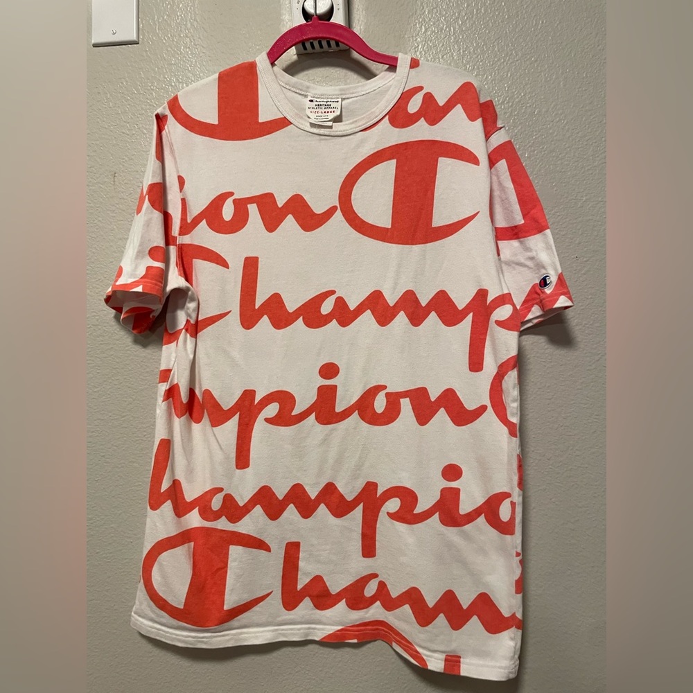 Vintage champion mens tshirt large